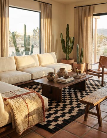 5' 1 x 6' 3 Hand Woven Kilim Modern Wool Rug