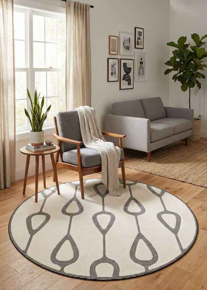 7' 10 x 7' 10 Prismatic Round Rug