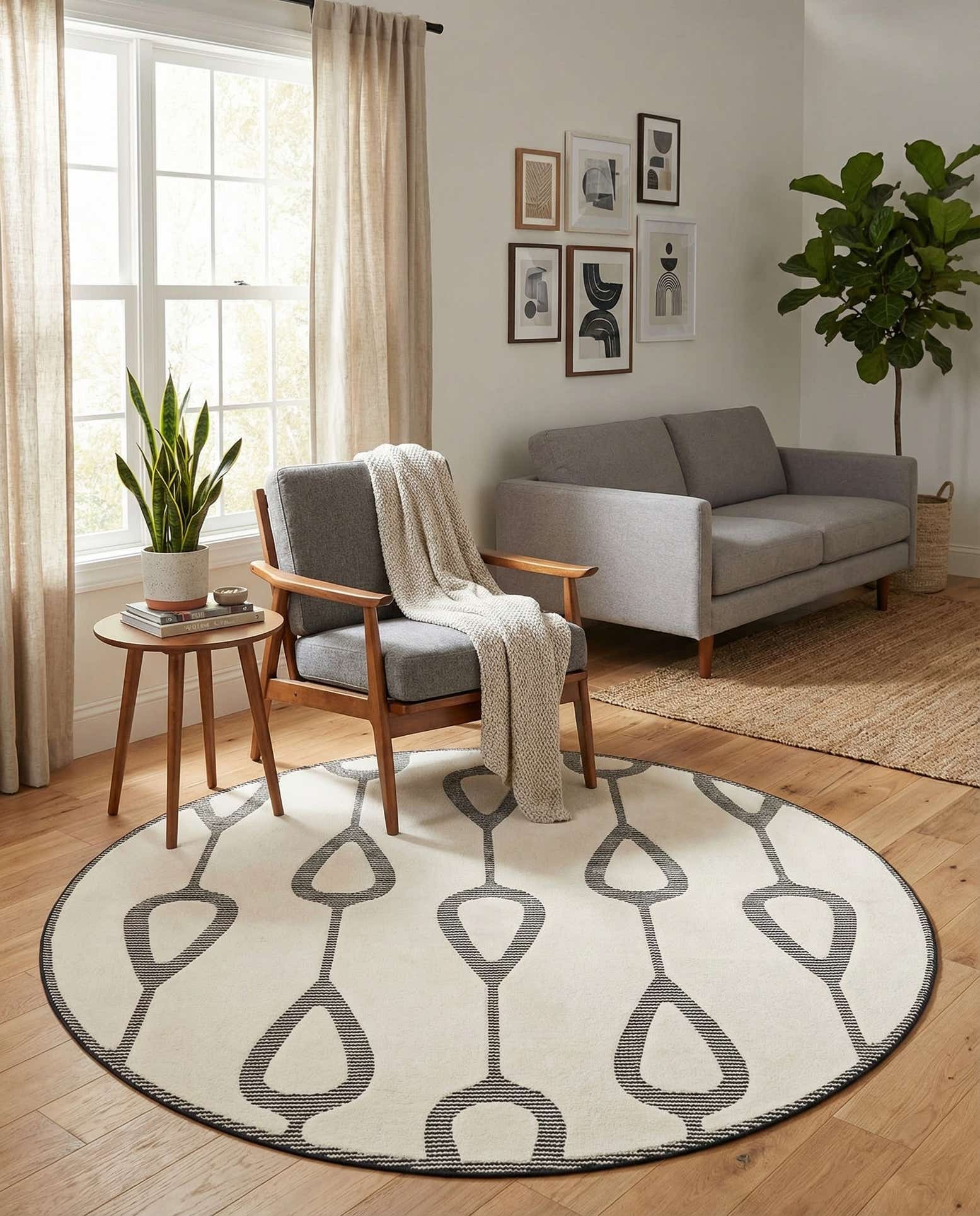 7' 10 x 7' 10 Prismatic Round Rug