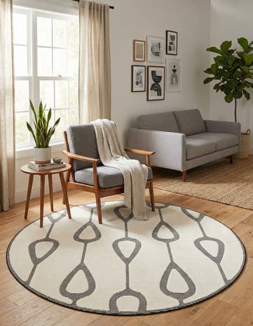 7' 10 x 7' 10 Prismatic Round Rug