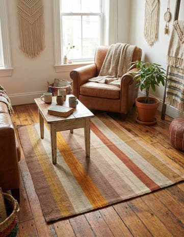 2' 5 x 2' 6 Hand Woven Pillow Wool Square Rug