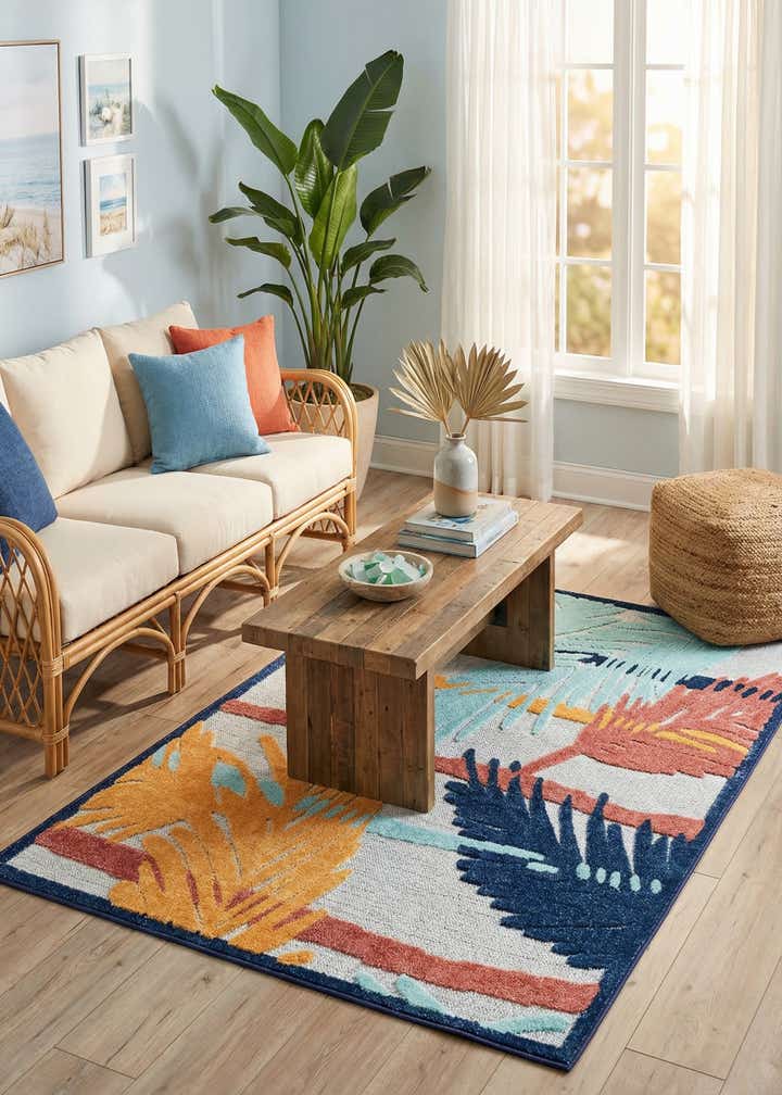 4' x 6' Easy-Clean Belize Indoor / Outdoor Rug