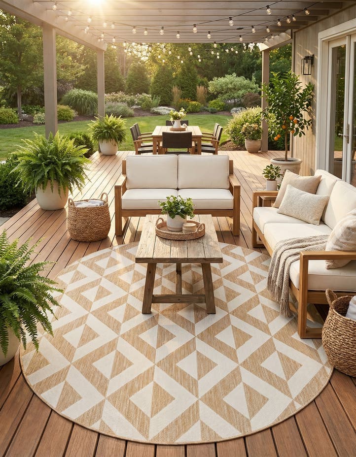 7' 10 x 10' Easy-Clean Jill Zarin Napa Indoor ...
