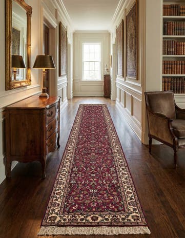 2' 7 x 11' 2 Isfahan Wool Runner Rug