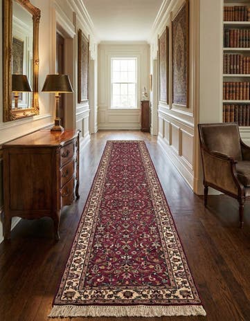 2' 7 x 11' 2 Isfahan Wool Runner Rug