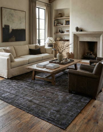9' x 13' Hand Knotted Ultra Vintage Persian Wool Rug