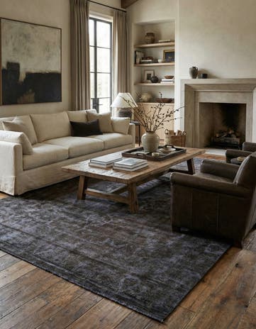 9' x 13' Hand Knotted Ultra Vintage Persian Wool Rug
