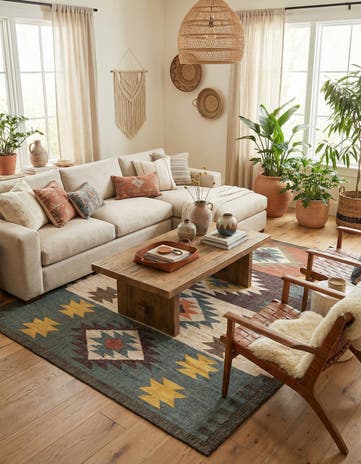9' x 12' Hand Woven Kala Handwoven Jute Rug