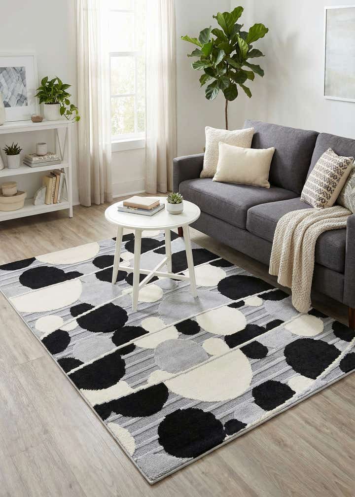 5' 3 x 7' 7 Easy-Clean Indoor / Outdoor Rug