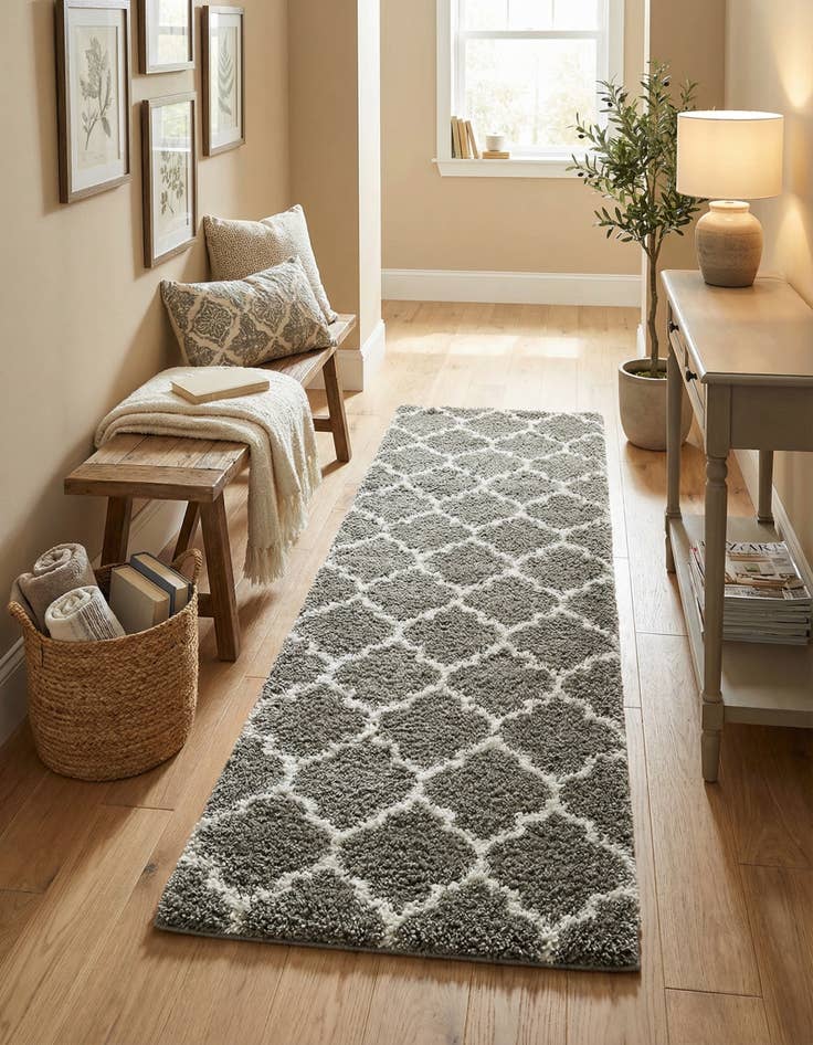 Detail image of 2' x 4' Marrakesh Shag Runner Rug