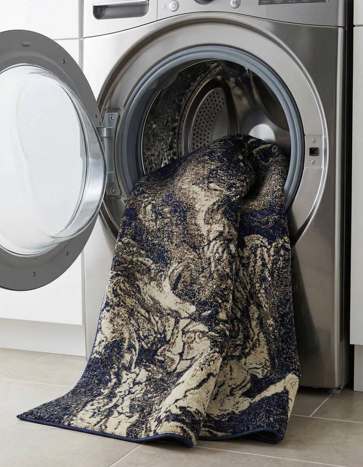 Detail image of 7' 10 x 10'  Washable Haerfest Rug