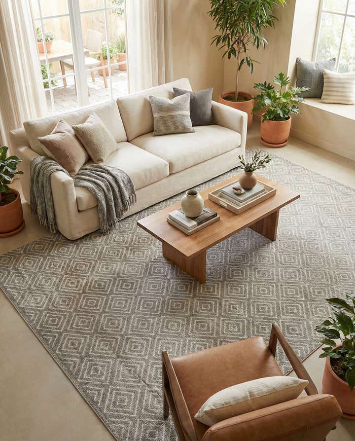 9' x 12' Easy-Clean Sabrina Soto Indoor / Outdoor Rug