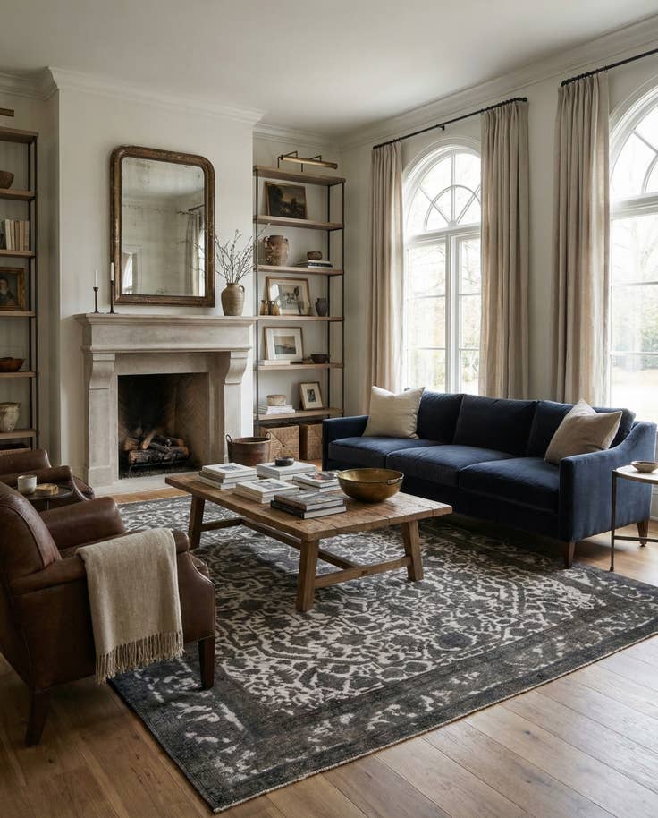 Detail image of 9' 7 x 12' 7 Hand Knotted Ultra Vintage Persian Wool Rug