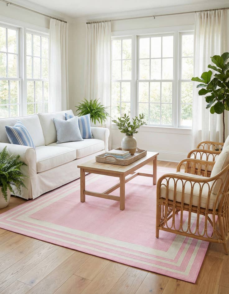 Detail image of 9' x 12'  Washable Aruba Indoor / Outdoor Rug