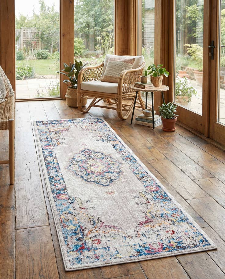 Detail image of 2' 3 x 6' Andromeda Runner Rug