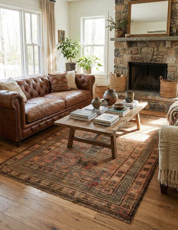 5' x 8' 1 Hand Knotted Balouch Persian Wool Rug