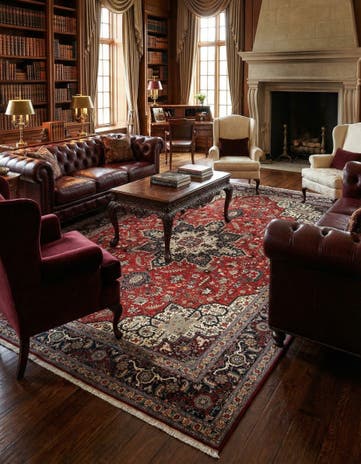 9' 10 x 13' 5 Tabriz Wool Rug