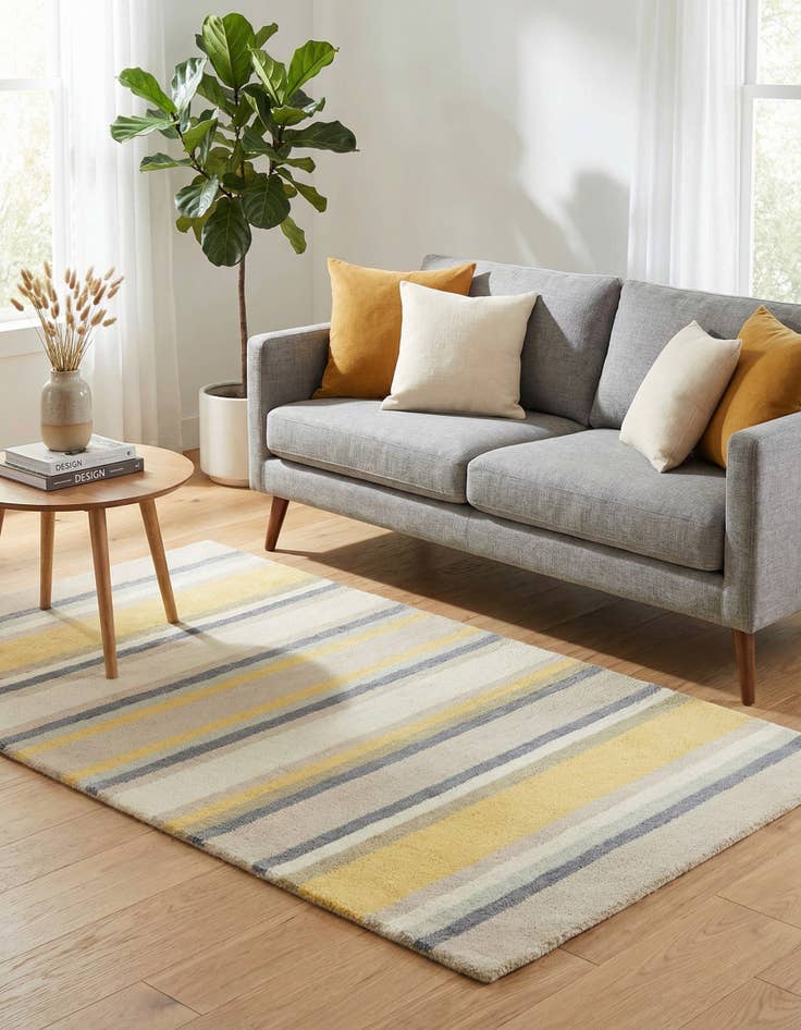 Detail image of 2' 8 x 4' 10 Luna Wool Rug