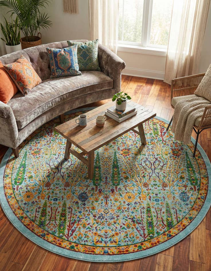 Detail image of  7' 10 x 7' 10 Calypso Round Rug