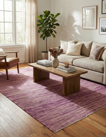 5' 8 x 7' 10 Hand Woven Kilim Modern Wool Rug