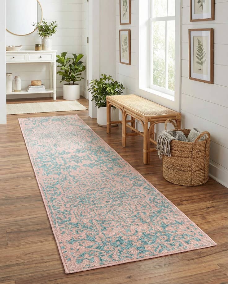 Detail image of 2' x 8' Easy-Clean Jill Zarin Dubai Indoor / Outdoor Runner Rug