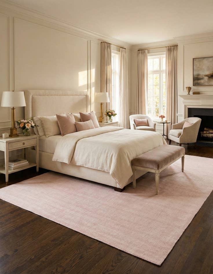 Detail image of  9' x 12'  Hand Woven Jill Zarin English Manor Farmhouse Wool Rug