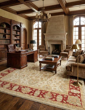 11' 7 x 15' 11 Kaizar Wool Rug