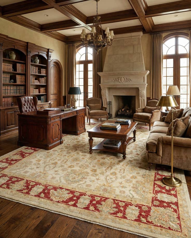 Detail image of 11' 7 x 15' 11 Kaizar Wool Rug