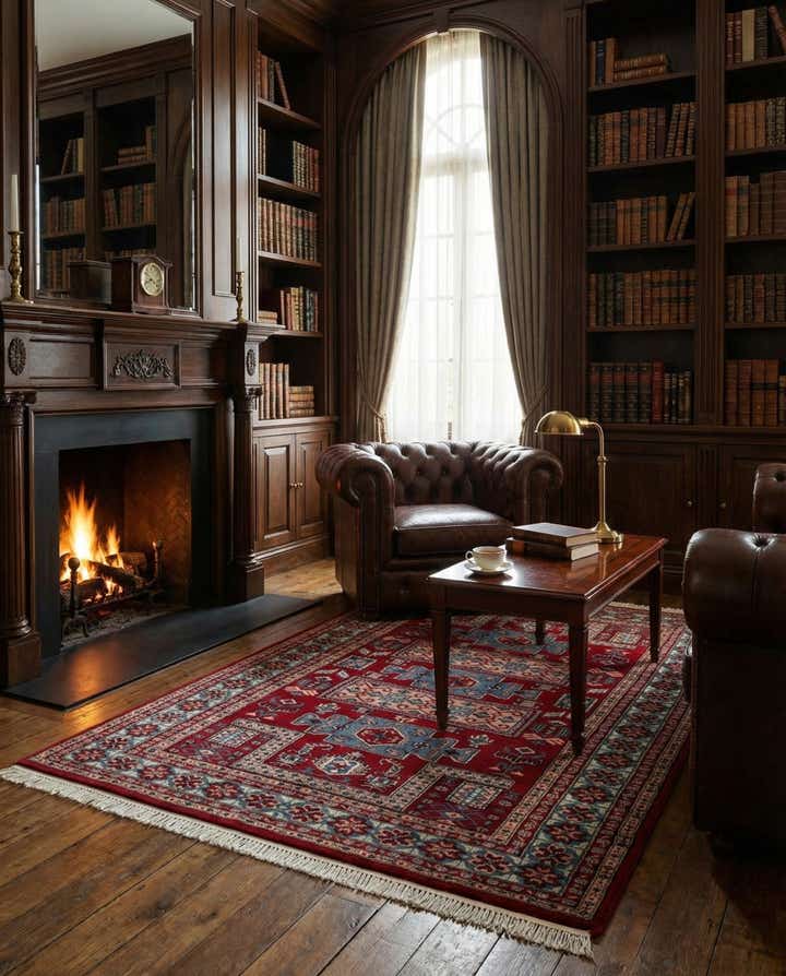 4' 3 x 6' Hand Knotted Bokhara Oriental Wool Rug