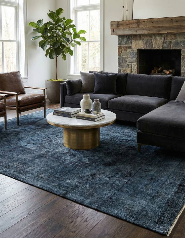 Detail image of 8' x 11' 4  Hand Knotted Ultra Vintage Persian Wool Rug