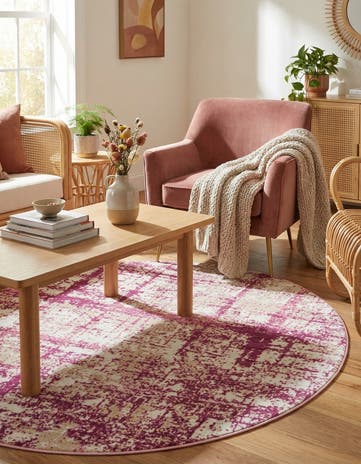 Jill Zarin 5' 3 x 5' 3 Uptown Lexington Avenue Round Rug