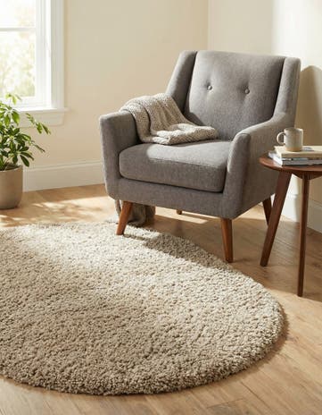 3' x 5' 3 Zermatt Shag Oval Rug