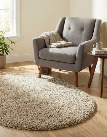 3' x 5' 3 Zermatt Shag Oval Rug