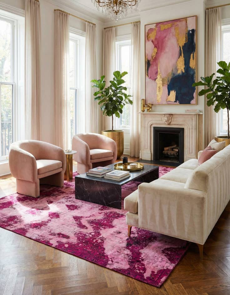 Detail image of 9' 5 x 12' 2  Hand Knotted Ultra Vintage Persian Wool Rug