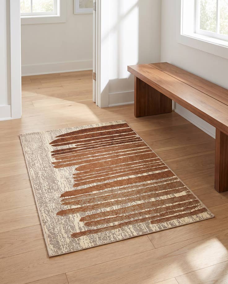 Detail image of 2' x 3' Easy-Clean Modern Indoor / Outdoor Rug