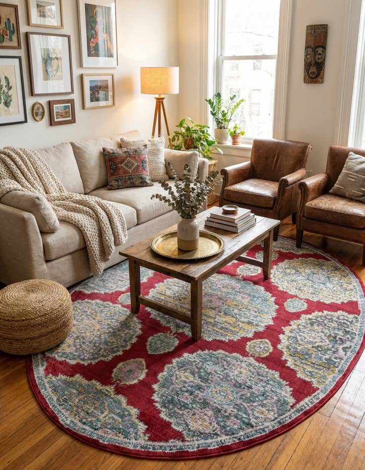 Detail image of 8' 2 x 10' Paragon Oval Rug