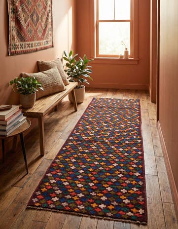 2' 10 x 9' 10 Hand Knotted Balouch Wool Runner Rug