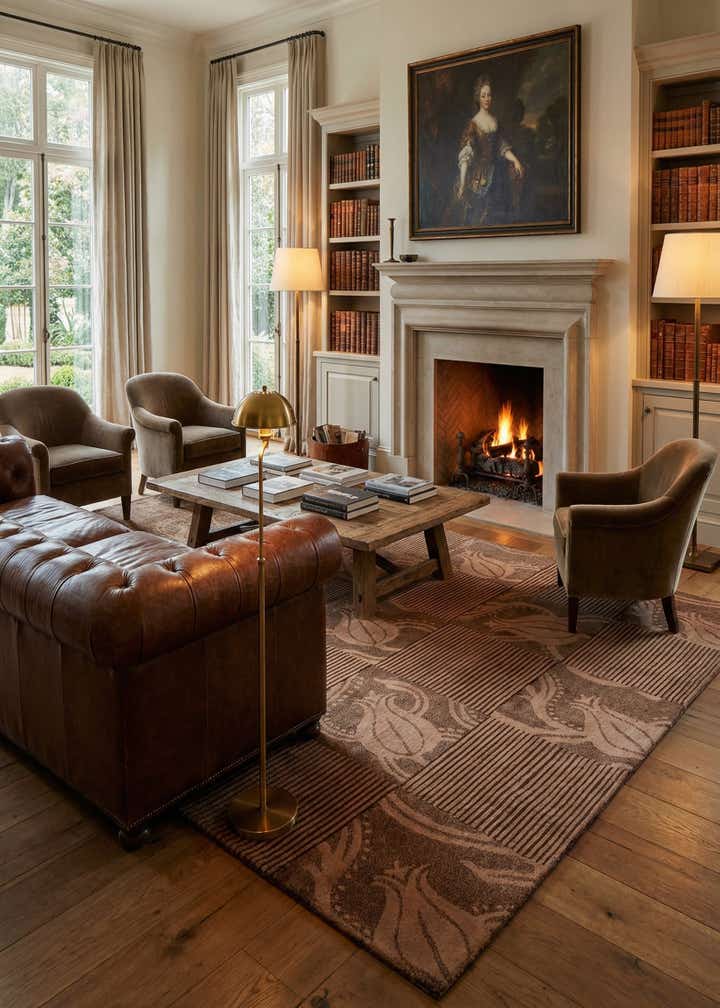 8' 3 x 11' 5 Hand Knotted Darya Wool Rug