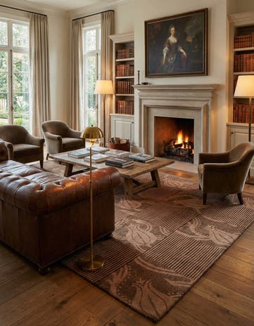 8' 3 x 11' 5 Hand Knotted Darya Wool Rug
