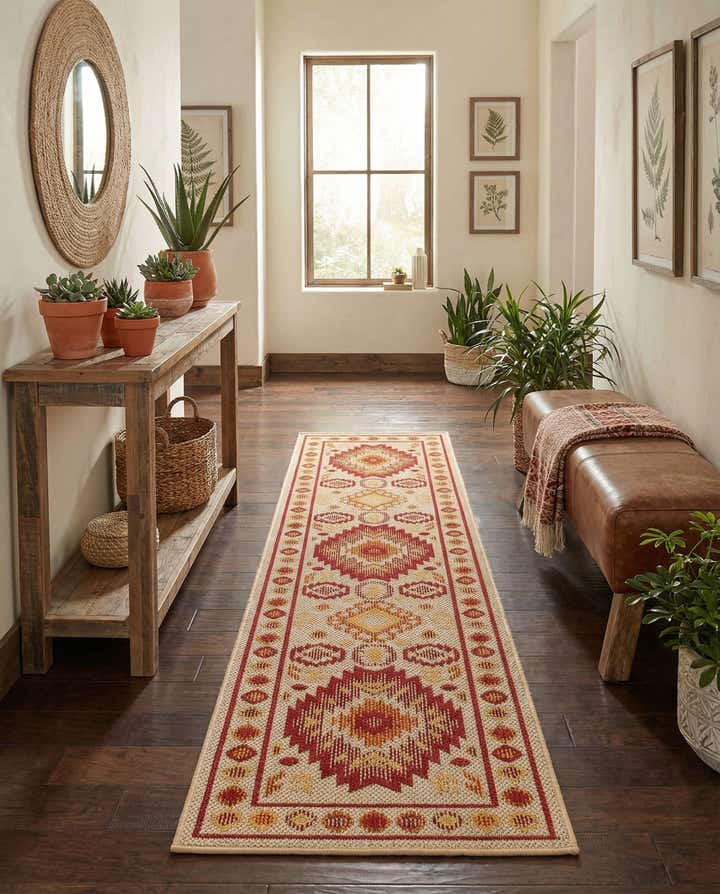 2' x 8' Easy-Clean Baja Indoor / Outdoor Runner Rug