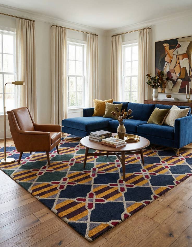 Detail image of 8' x 10' Luna Wool Rug