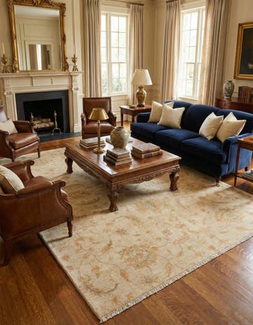 5' 9 x 7' 9 Ziegler Wool Rug