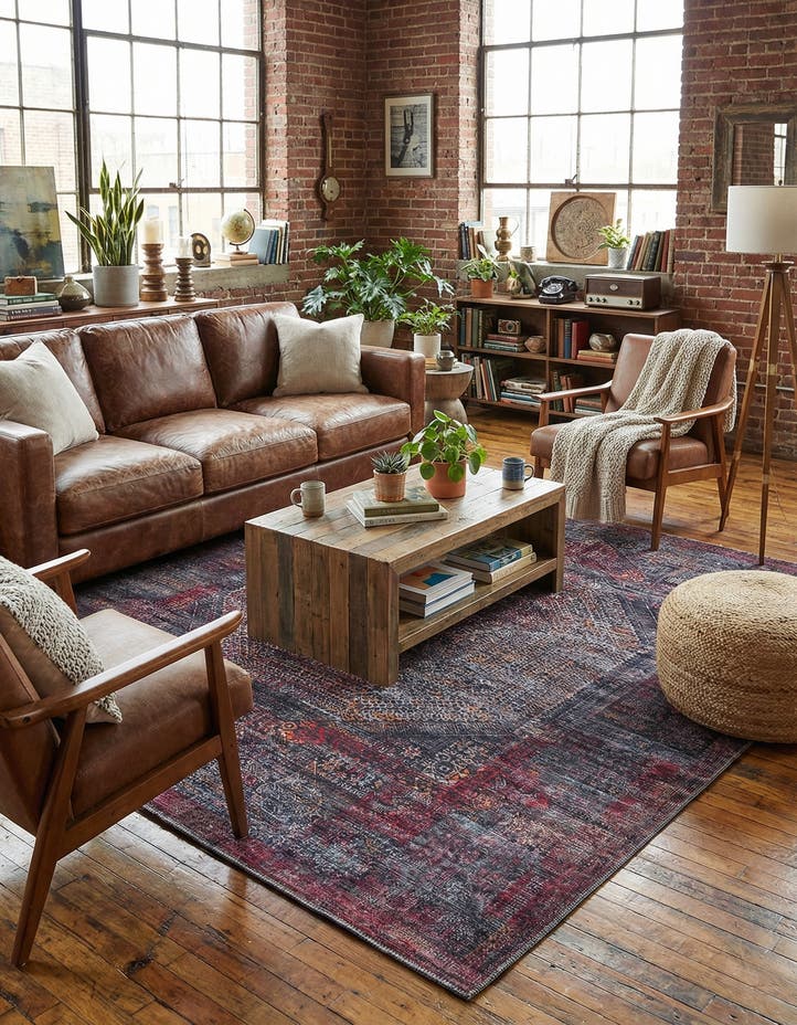 7' 10 x 7' 10 Washable Mangata Square Rug