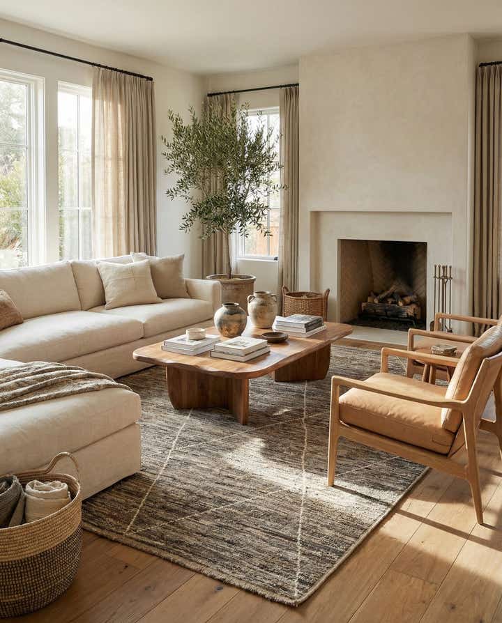 8' 7 x 10' 1 Hand Knotted Moroccan Wool Rug