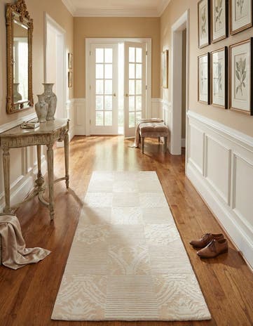 2' 7 x 9' 10 Hand Knotted Darya Wool Runner Rug