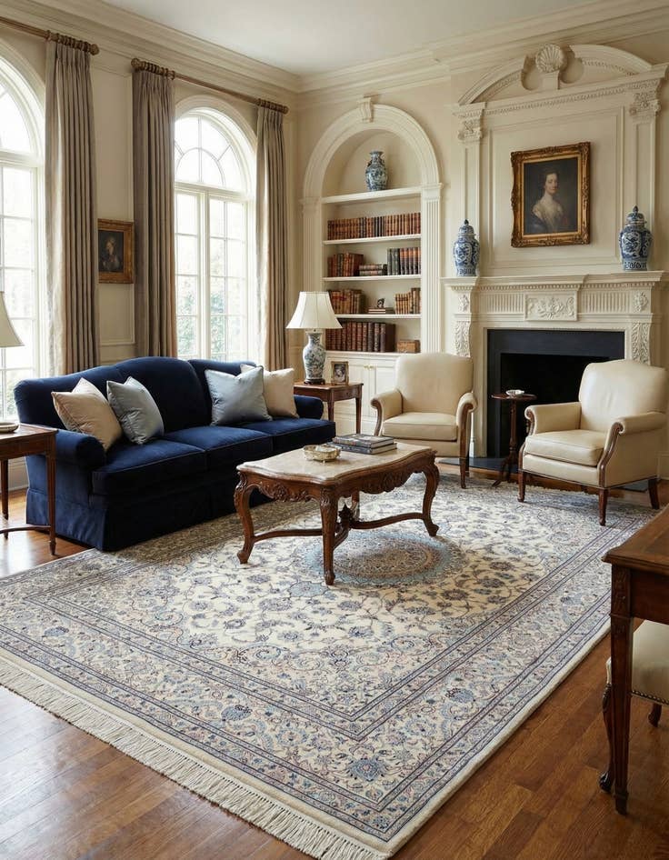 Detail image of 8' 3 x 11' 11 Nain Rug