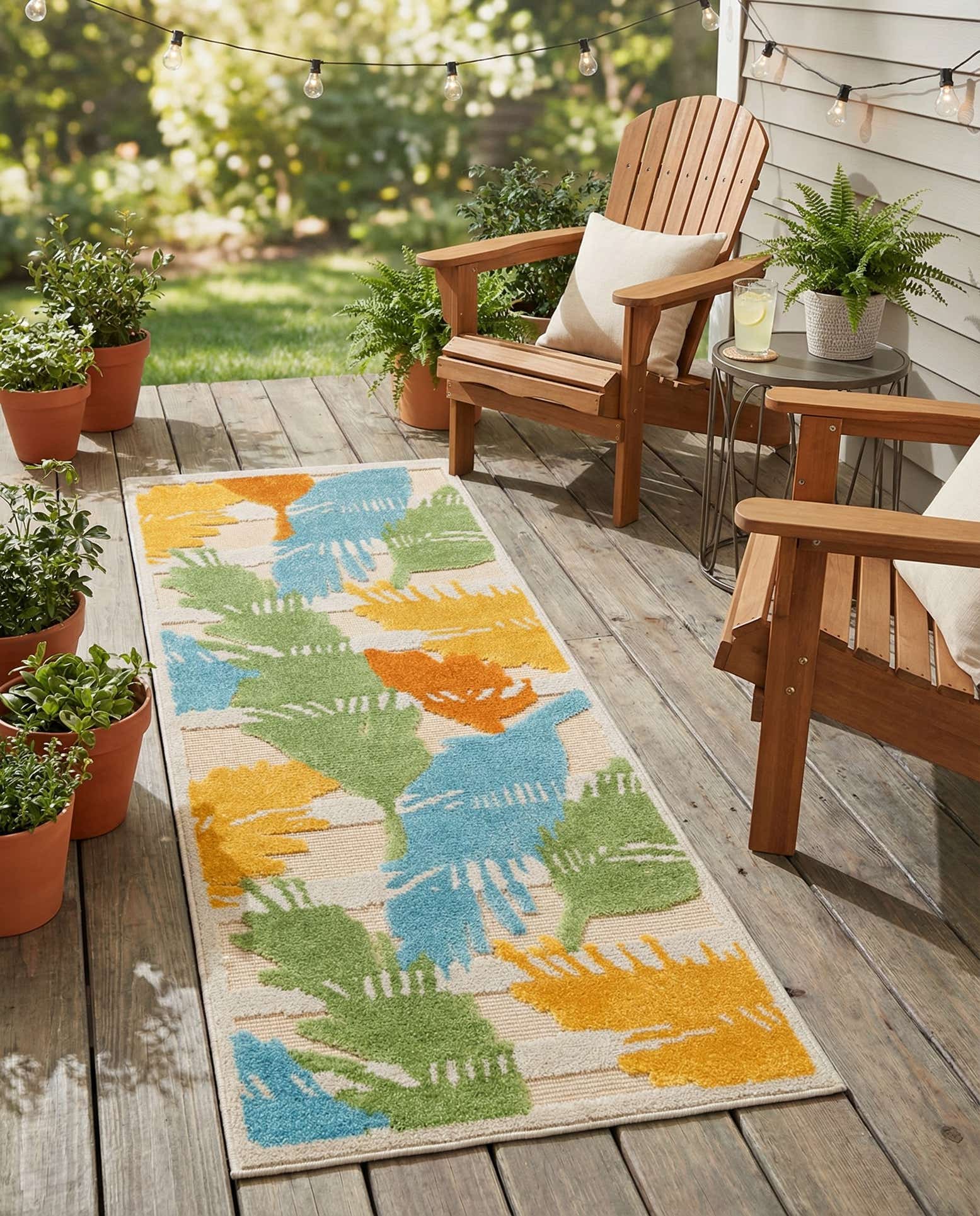 2' x 6' Easy-Clean Aruba Indoor / Outdoor Runner Rug