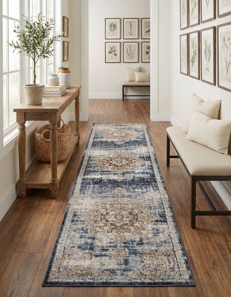 Detail image of 2' 7 x 12' Villa Runner Rug