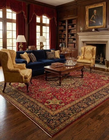 9' 9 x 12' 8 Hand Knotted Tabriz Persian Wool Rug