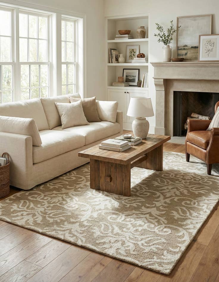 Detail image of 5' x 6' 10 Agra Rug